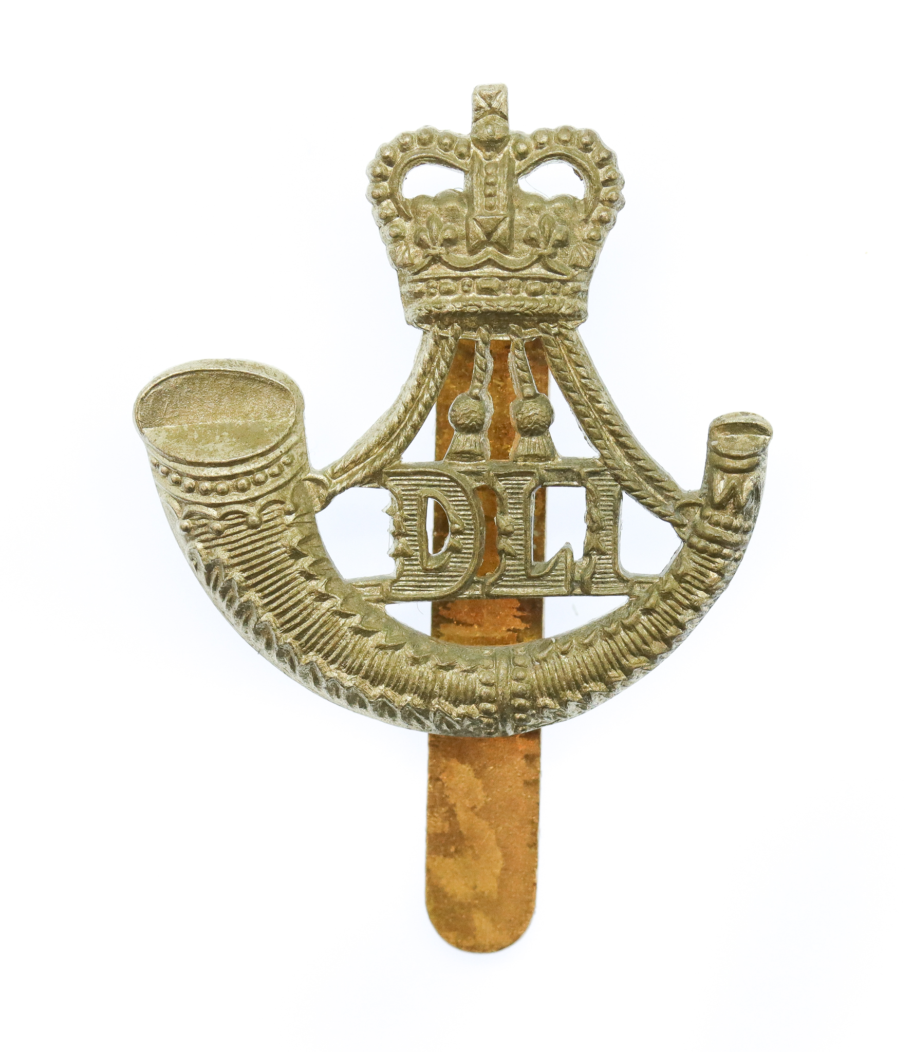 Durham Light Infantry (D.L.I.) Beret Badge - Queen's Crown