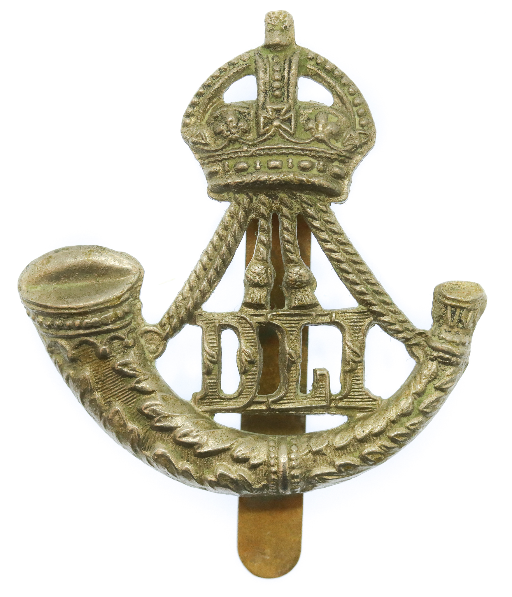 Durham Light Infantry (D.L.I.) Cap Badge - King's Crown