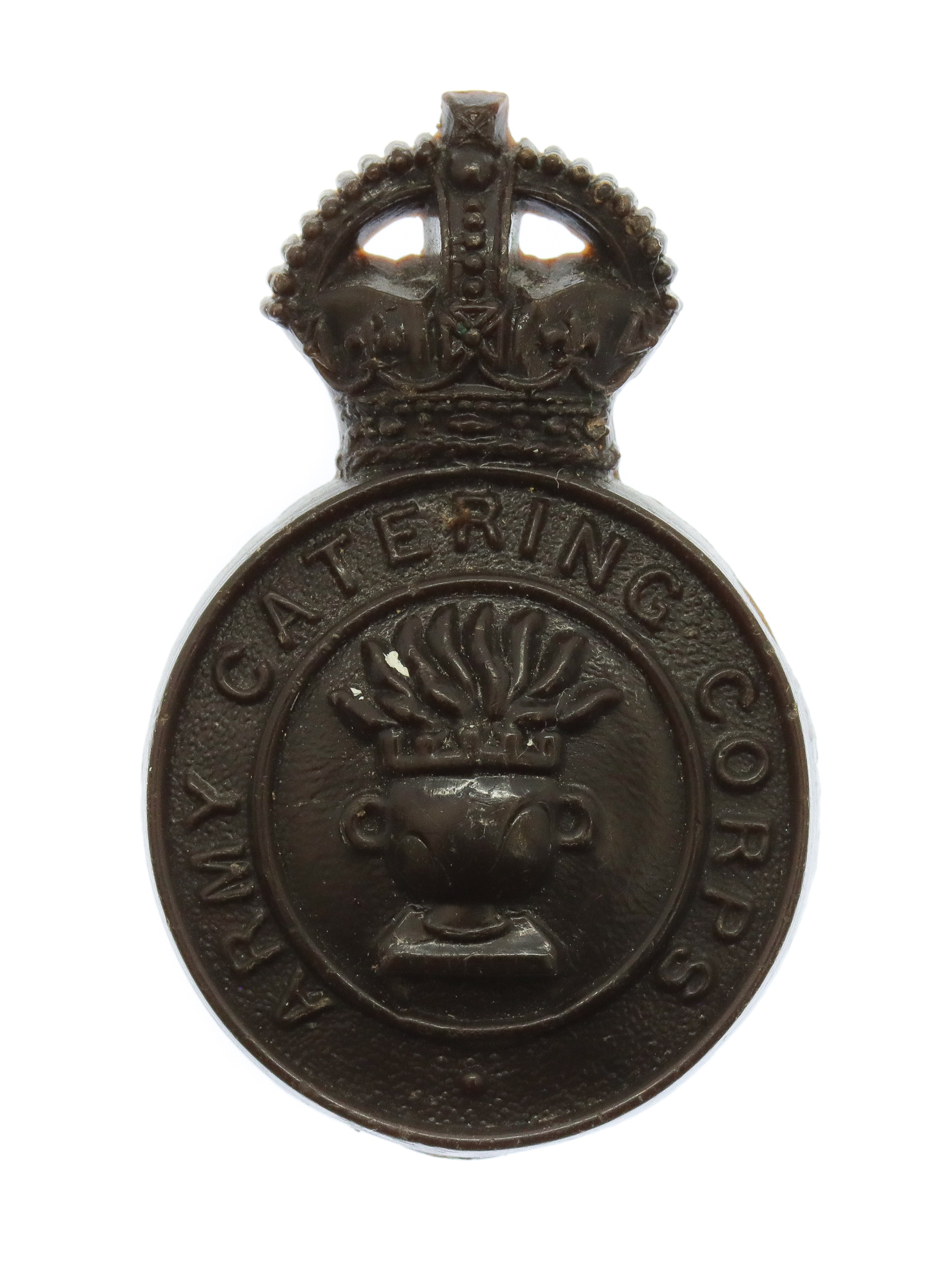 Army Catering Corps WW2 Plastic Economy Cap Badge