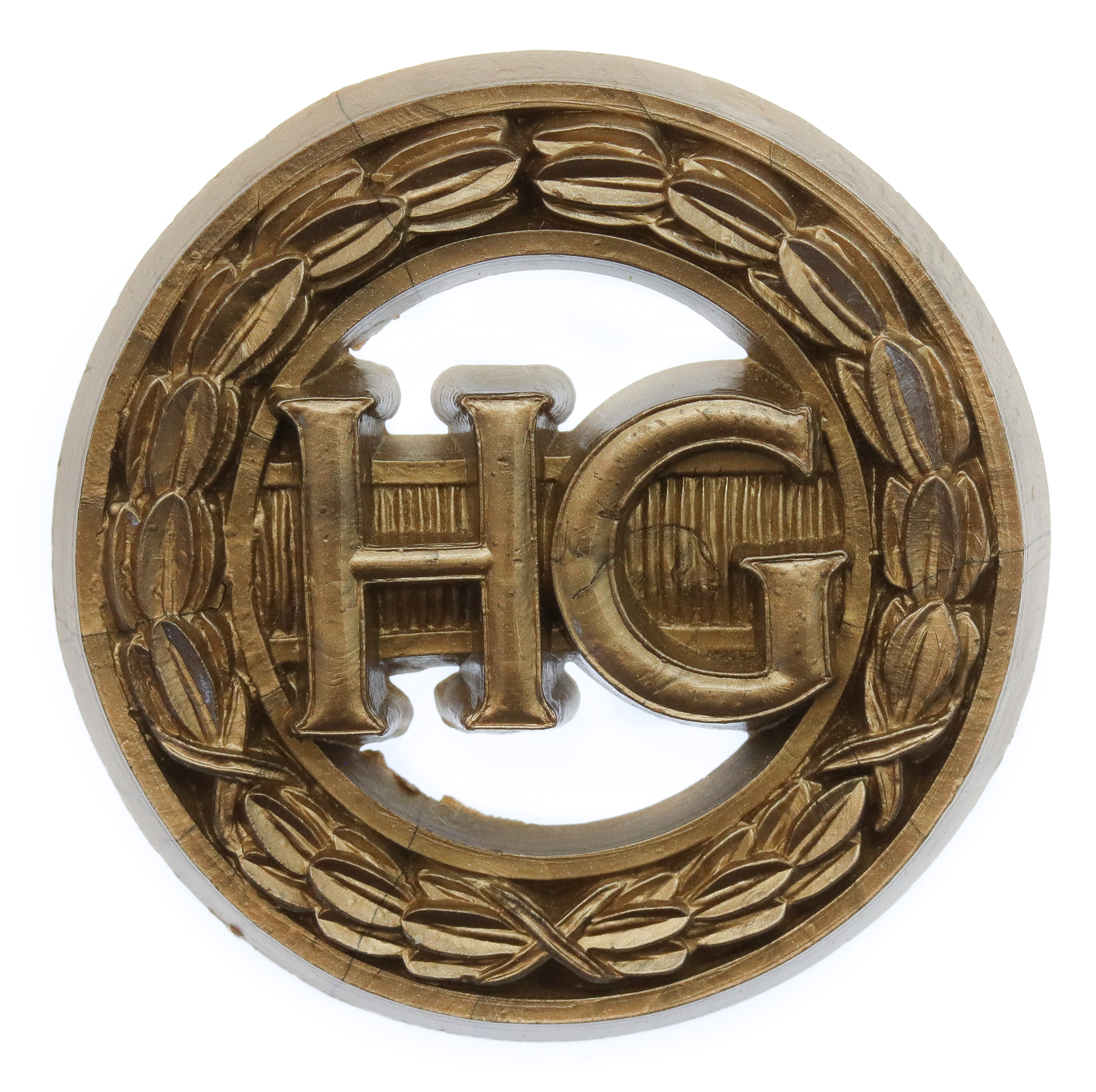 Home Guard WW2 Plastic Economy Cap Badge