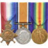 WW1 1914-15 Star Medal Trio - Pte. J.L. Cooper, 4th Bn. King's Own Yorkshire Light Infantry