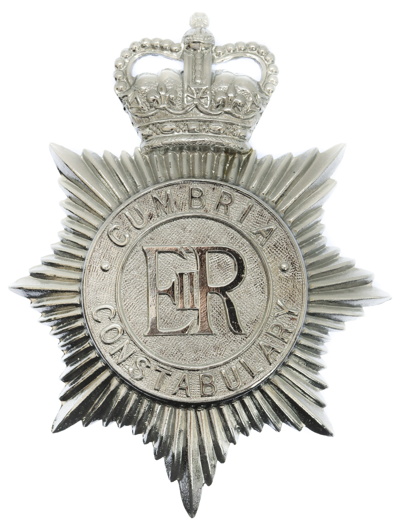Cumbria Constabulary Helmet Plate - Queen's Crown