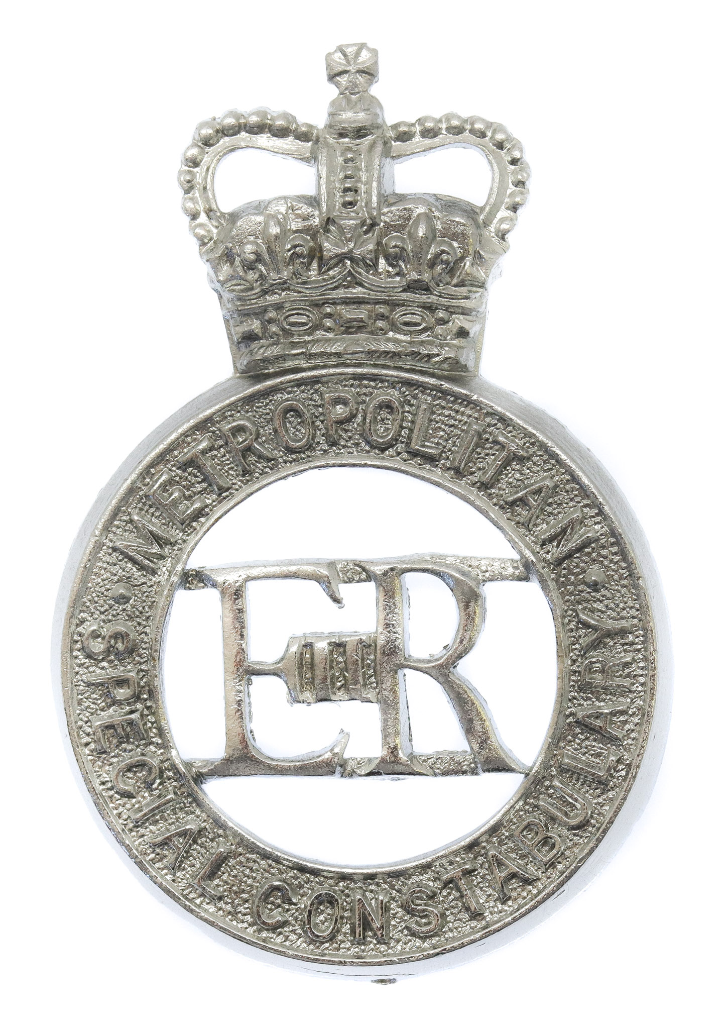 Metropolitan Special Constabulary Cap Badge - Queen's Crown
