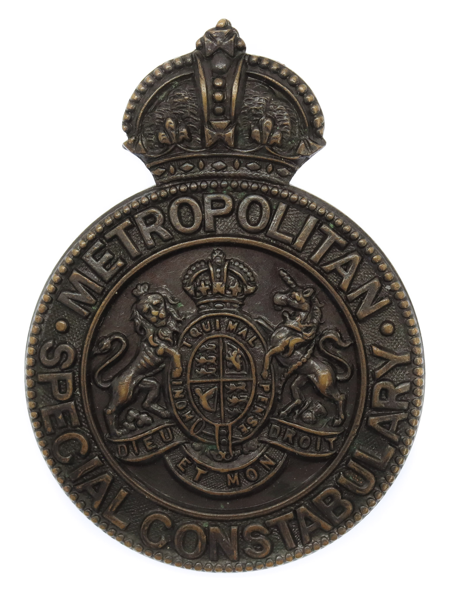 Metropolitan Police Special Constabulary Cap Badge -King's Crown