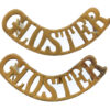 Pair of Gloucestershire Regiment (GLOSTER) Shoulder Titles