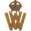 WWI Volunteer Workers (V.W.) Lapel Badge