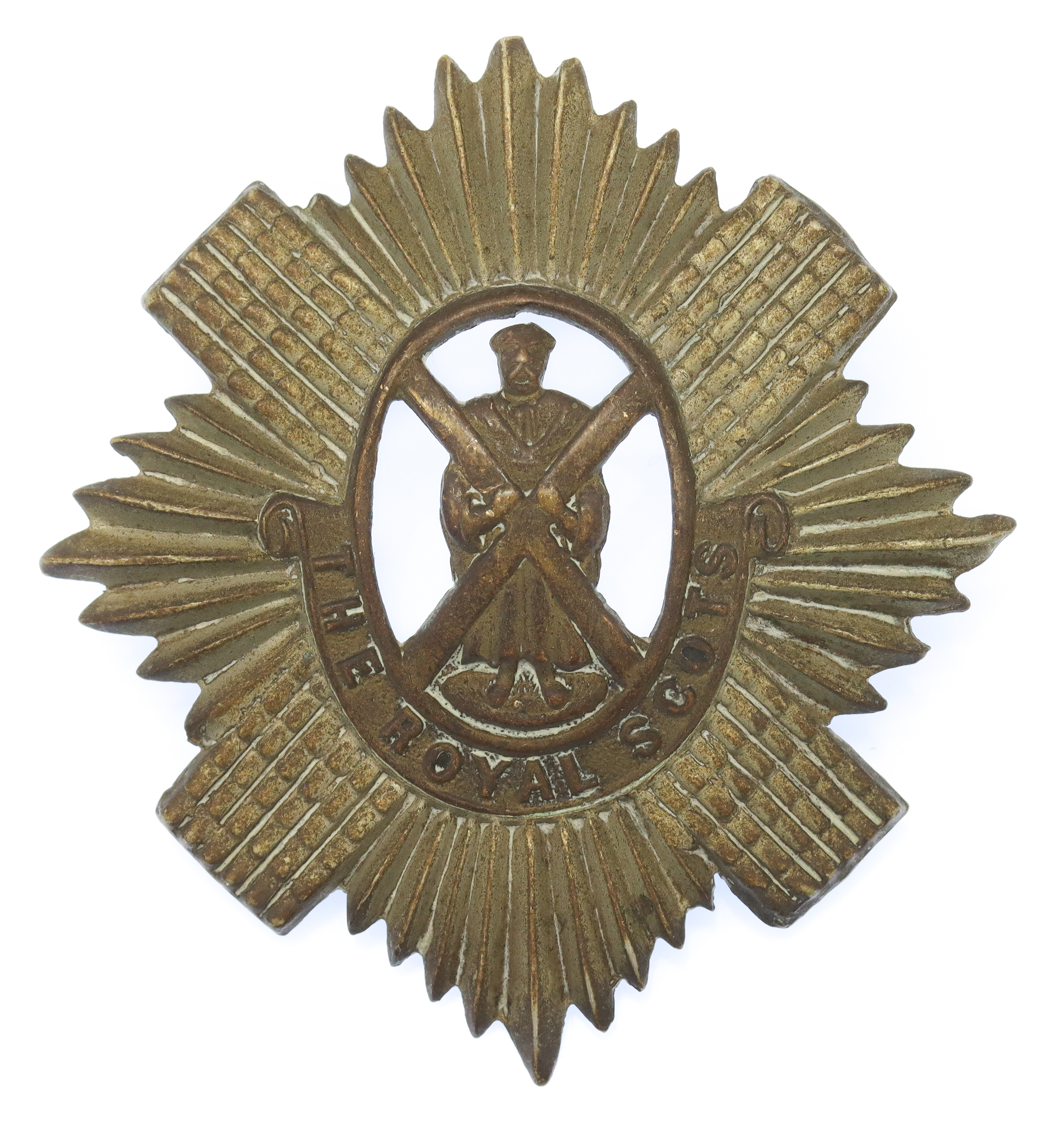 Royal Scots Helmet Plate Centre