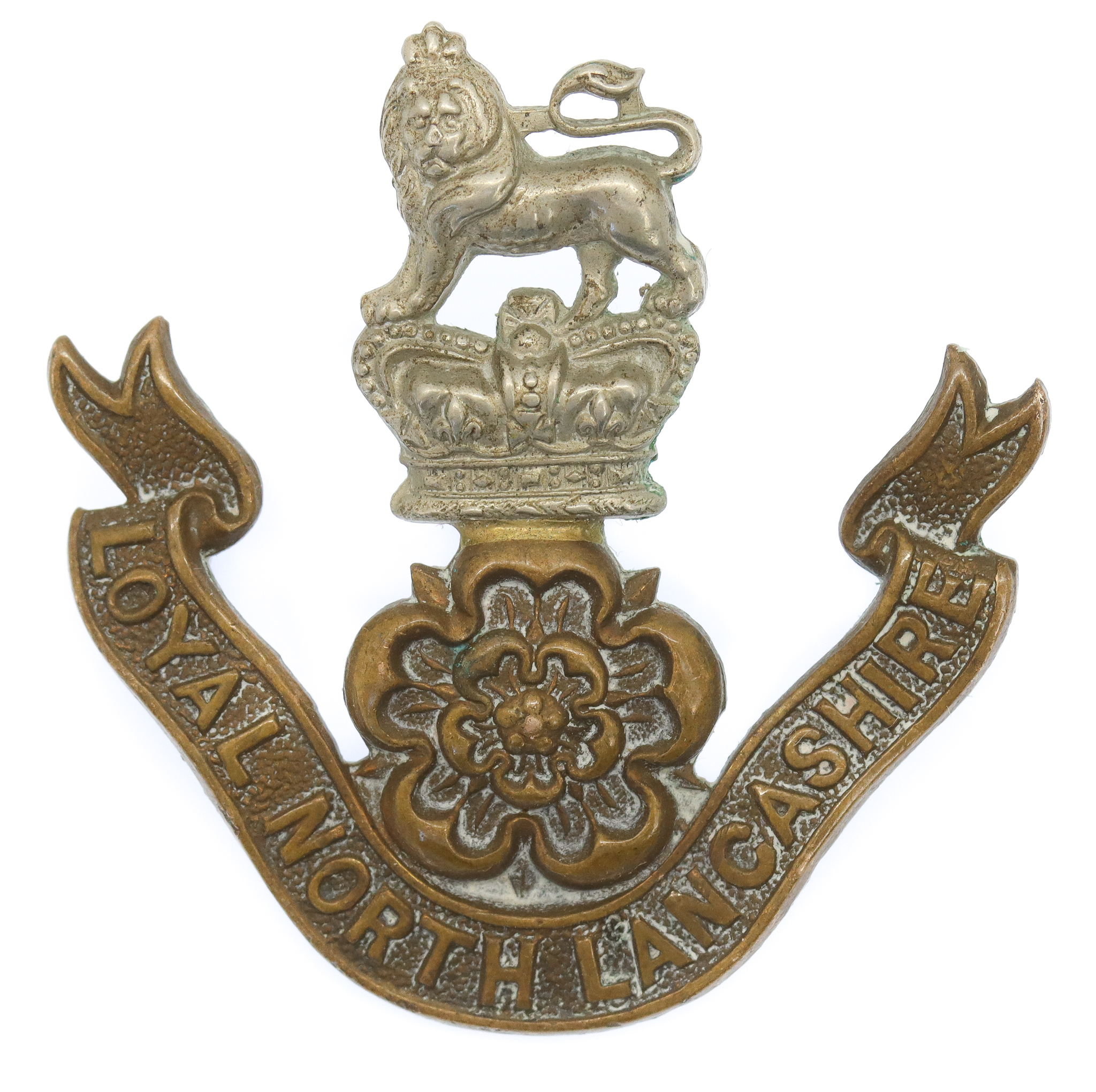 Victorian Loyal North Lancashire Regiment Cap Badge