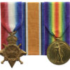 WW1 1914-15 Star and Victory Medal - Pte. F. Dobbs, King's Own Yorkshire Light Infantry