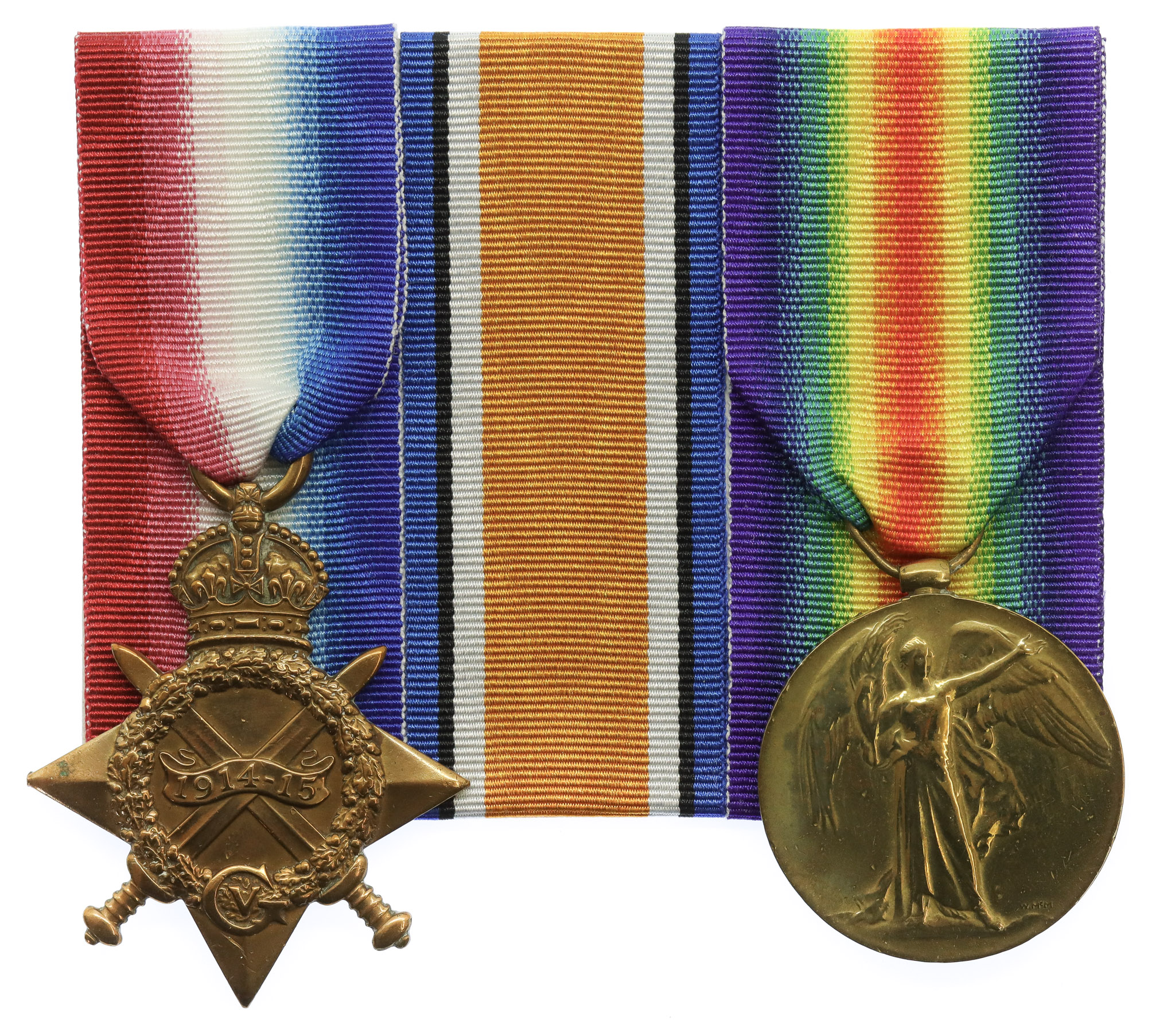 WW1 1914-15 Star and Victory Medal - Pte. F. Dobbs, King's Own Yorkshire Light Infantry