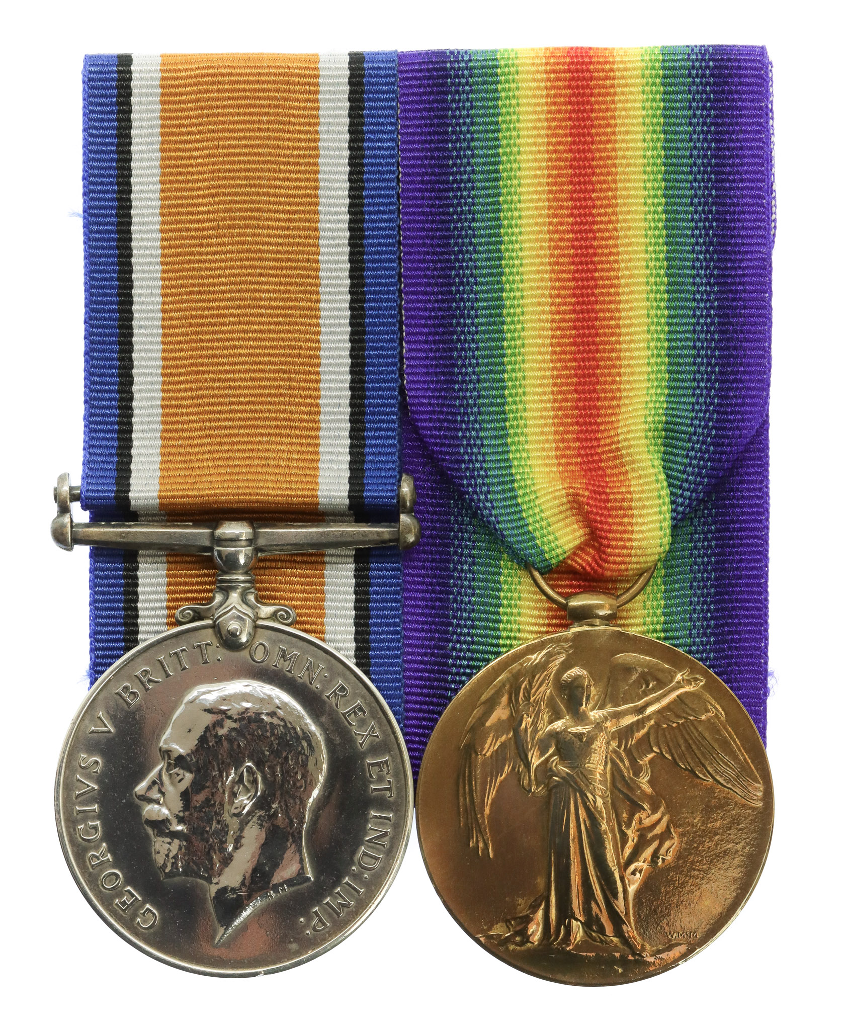 WW1 British War & Victory Medal Pair - Pte. A. Garforth, 1st/5th Bn. King's Own Yorkshire Light Infantry