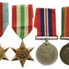 WW2 South African Intelligence Corps Medal Group of Four - Cpl. F.J.L. Taljaard