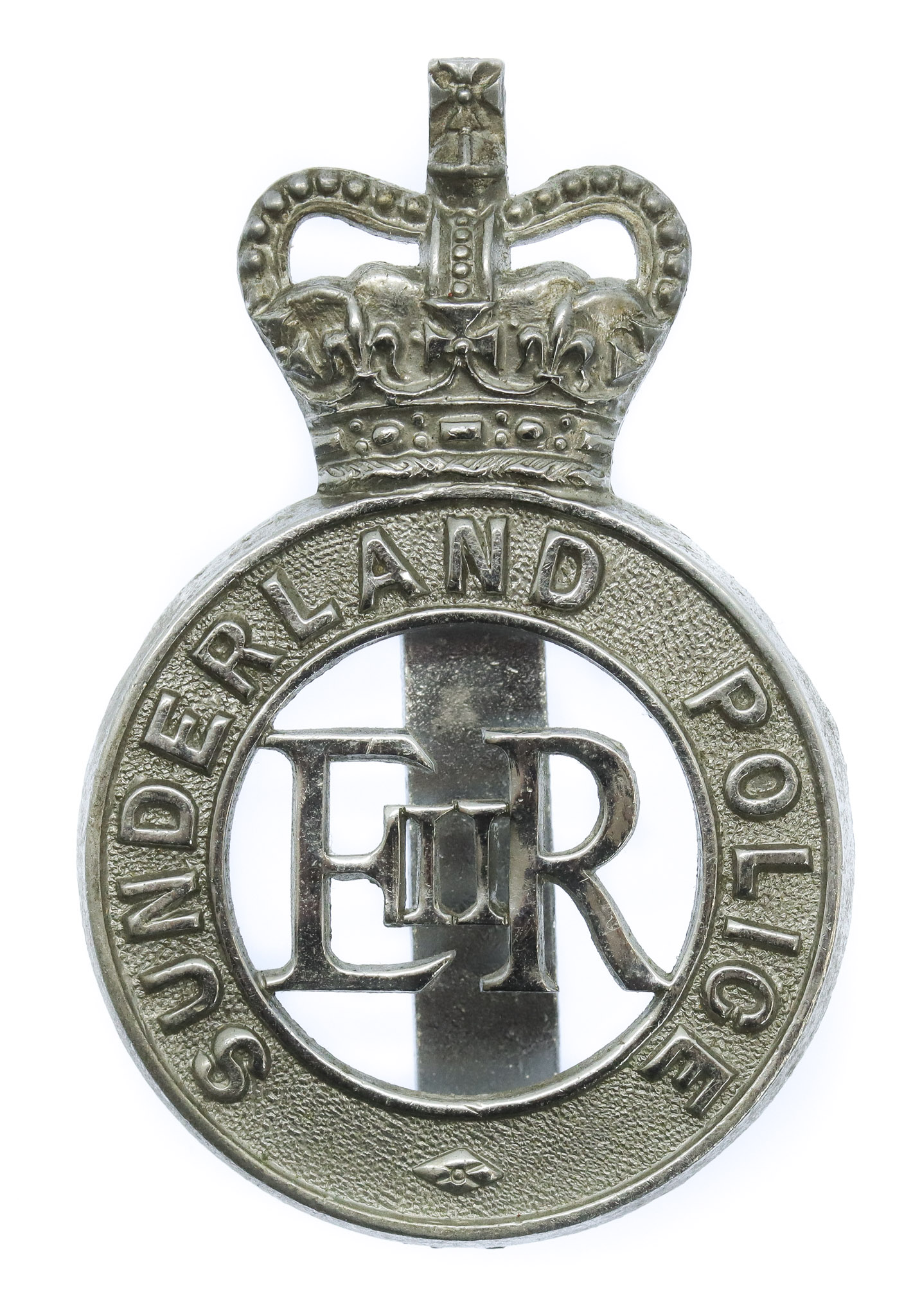 Sunderland Borough Police Cap Badge - Queen's Crown