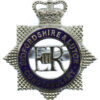 Bedfordshire & Luton Constabulary Senior Officer's Enamelled Cap Badge - Queen's Crown