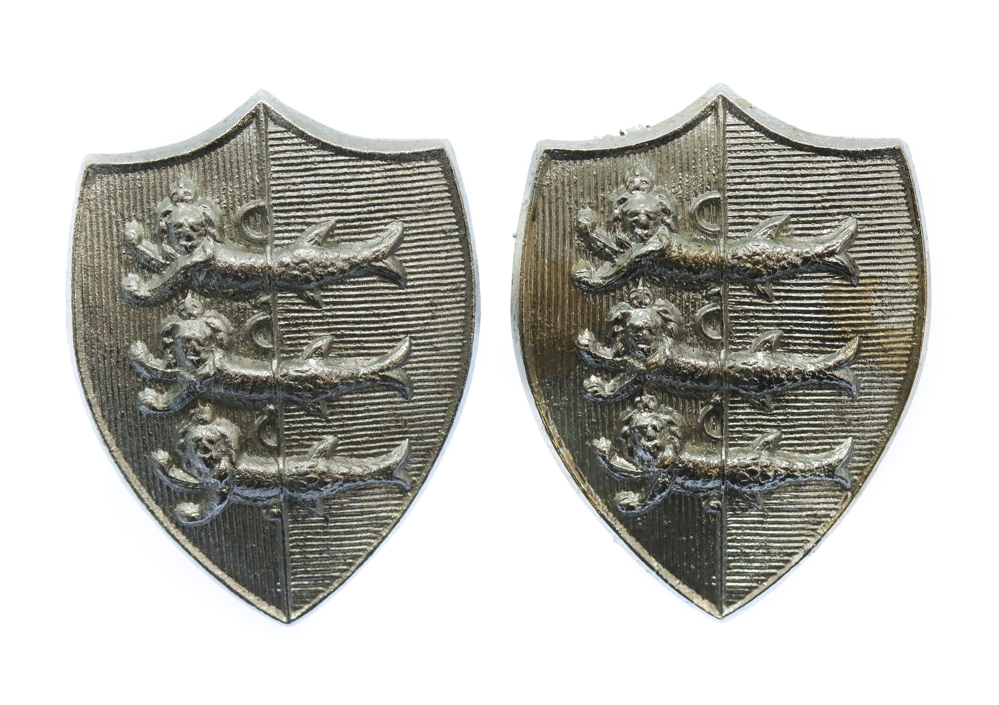 Pair of Great Yarmouth Police Collar Badges