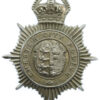 Chester City Police Helmet Plate - King's Crown