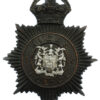 Wigan Borough Police Night Helmet Plate - King's Crown