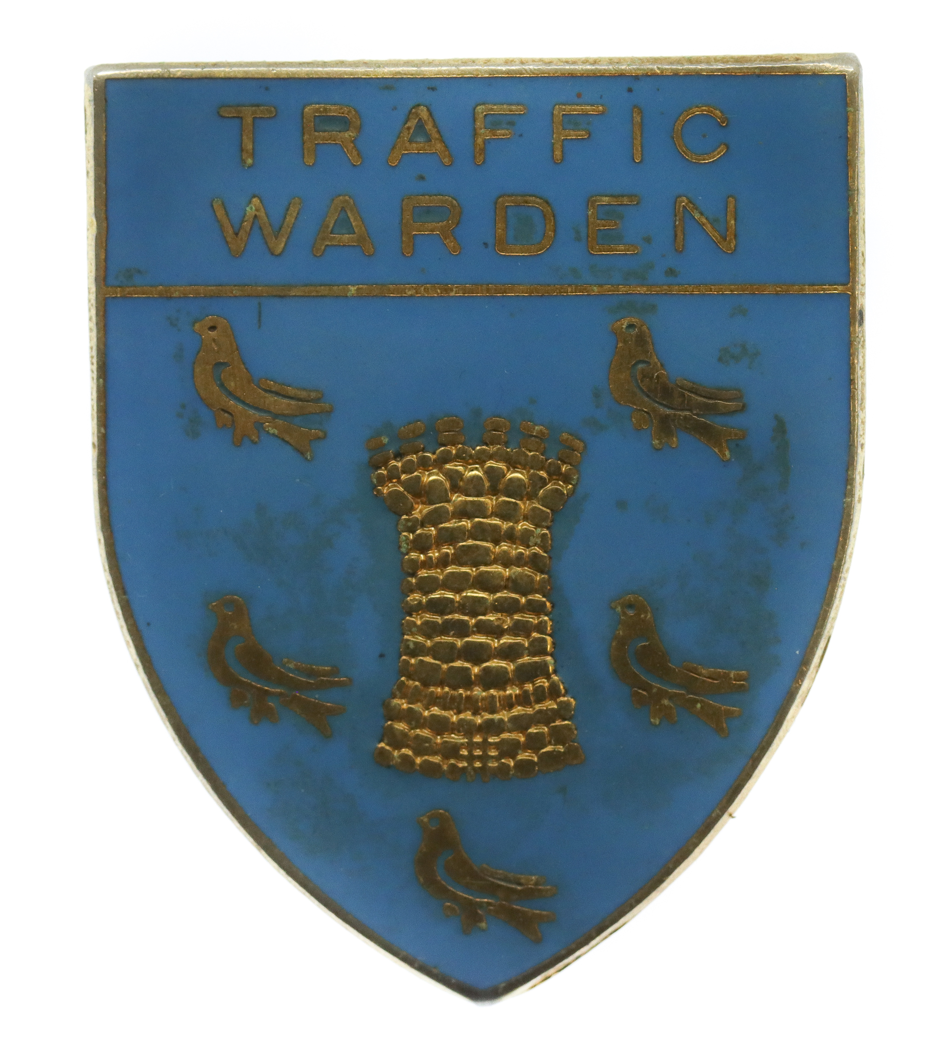 Sussex Police Traffic Warden Enamelled Cap Badge