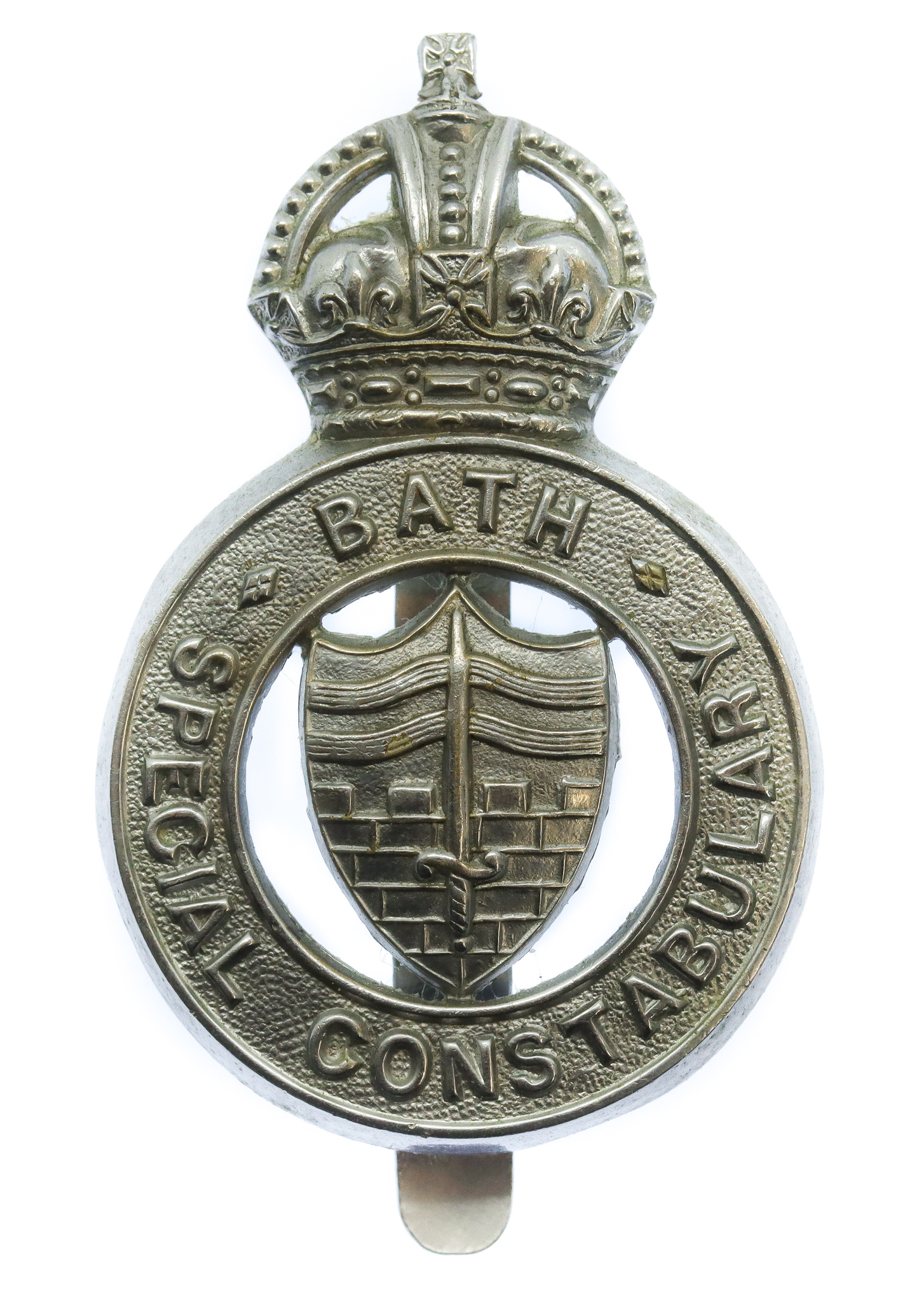 Bath Special Constabulary Cap Badge - King's Crown