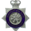 Somerset and Bath Constabulary Senior Officer's Enamelled Cap Badge - Queen's Crown