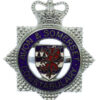 Avon & Somerset Constabulary Enamelled Cap Badge - Queen's Crown