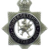 Somersetshire Constabulary Senior Officer's Enamelled Cap Badge - King's Crown