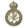 Somerset Constabulary Collar Badge - King's Crown