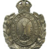 Caernarvonshire Constabulary Wreath Helmet Plate - King's Crown