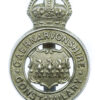 Caernarvonshire Constabulary Cap Badge - King's Crown