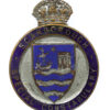 Scarborough Special Constabulary Enamelled Cap Badge - King's Crown