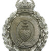 Dewsbury Borough Police Wreath Helmet Plate - King's Crown