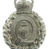 Dewsbury Borough Police Wreath Helmet Plate - Queen's Crown