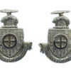 Pair of Dewsbury Borough Police Collar Badges