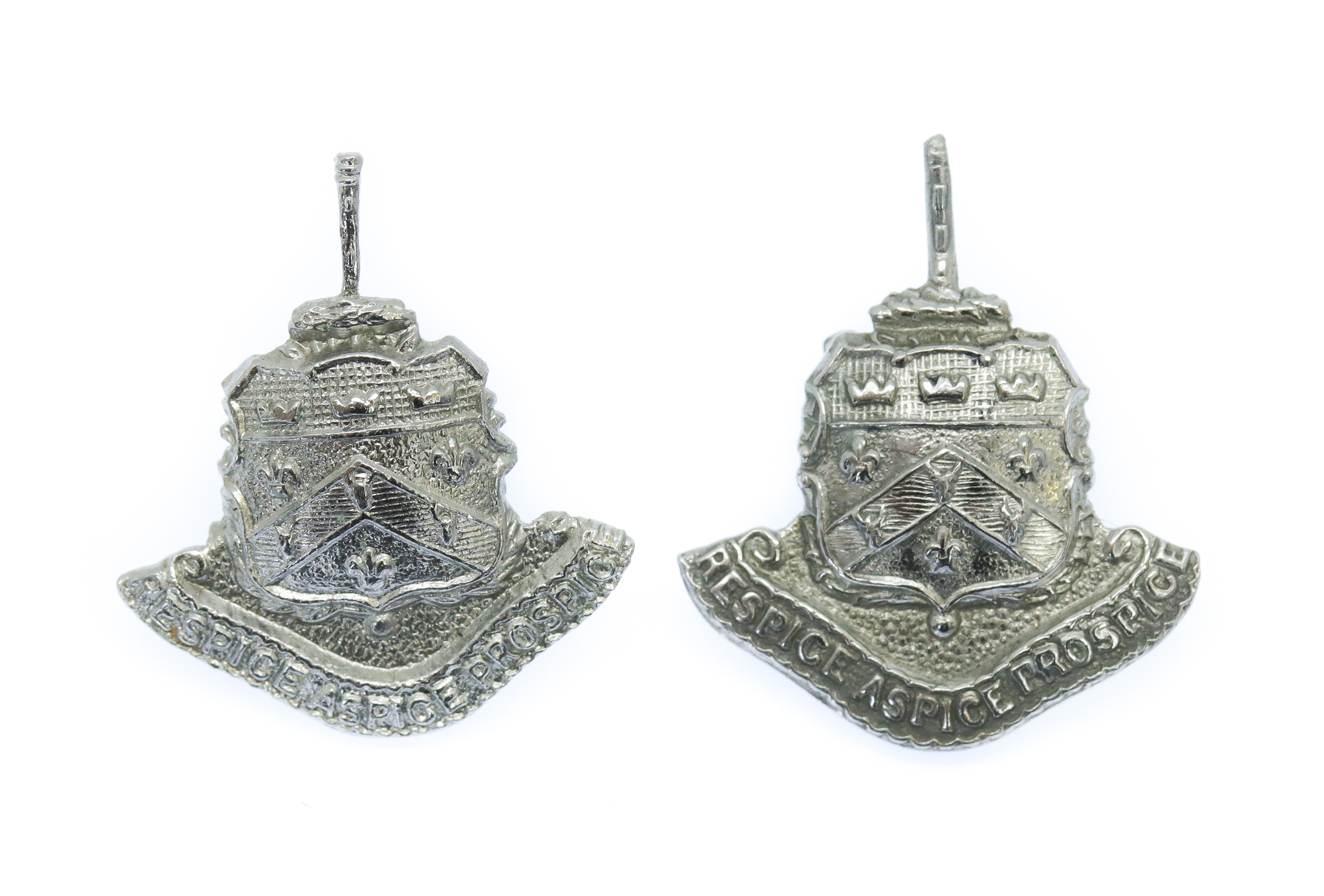 Pair of Bootle Borough Police Collar Badges