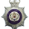 Port of Tilbury London Police Enamelled Helmet Plate - Queen's Crown