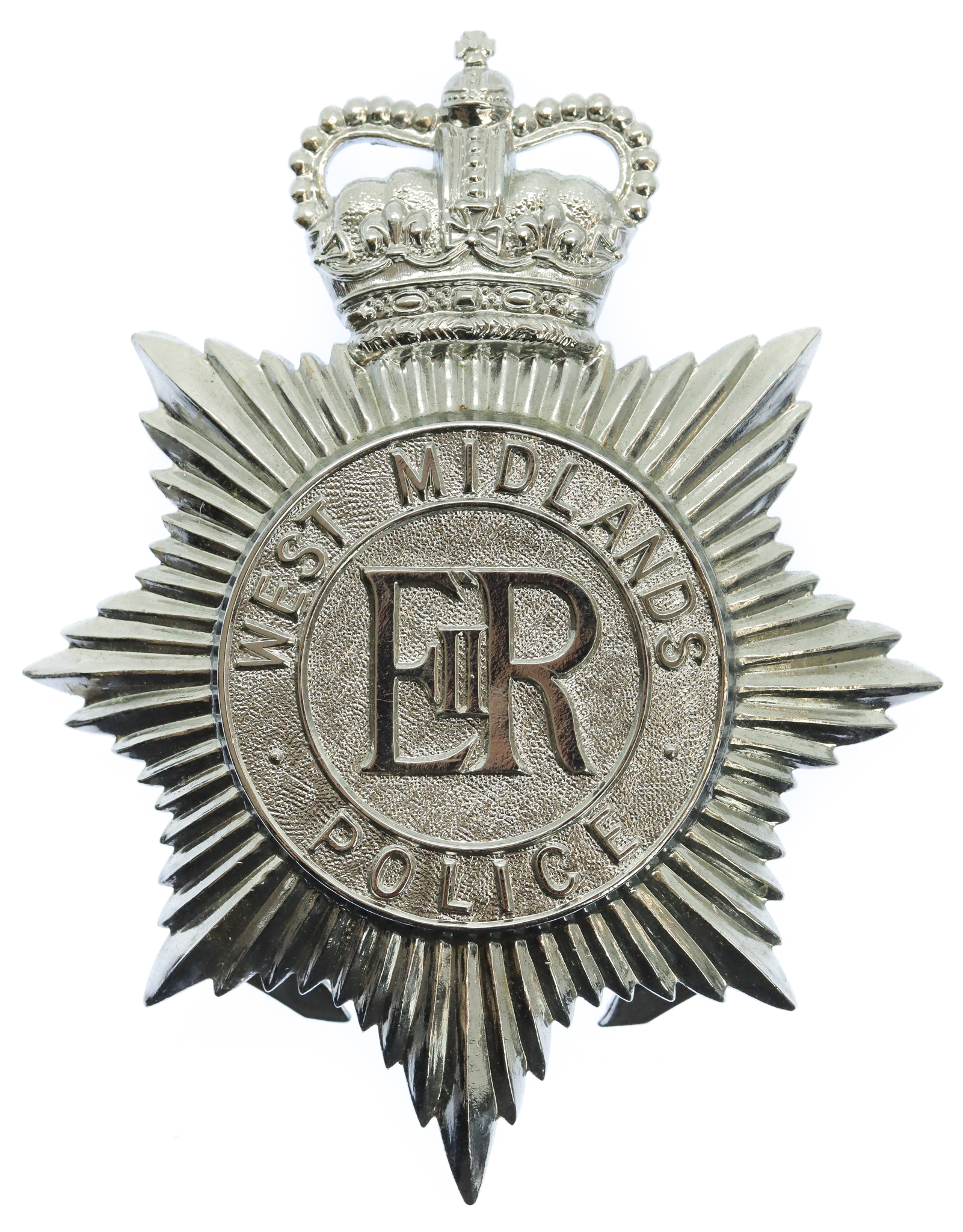 West Midlands Police Helmet Plate - Queen's Crown