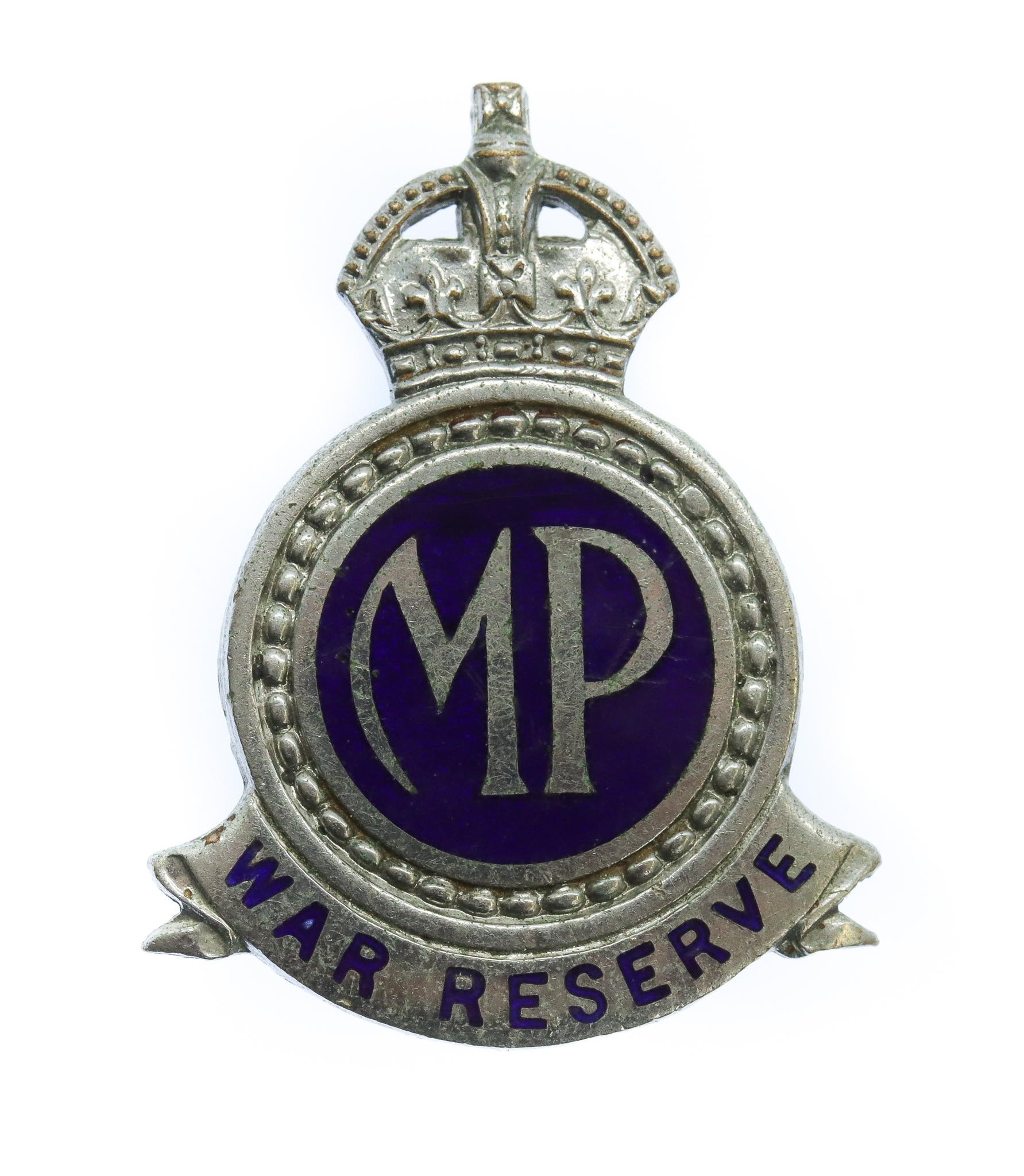 WW2 Metropolitan  Police War Reserve Enamelled Lapel Badge