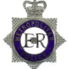Metropolitan Police Senior Officer's Enamelled Cap Badge - Queen's Crown