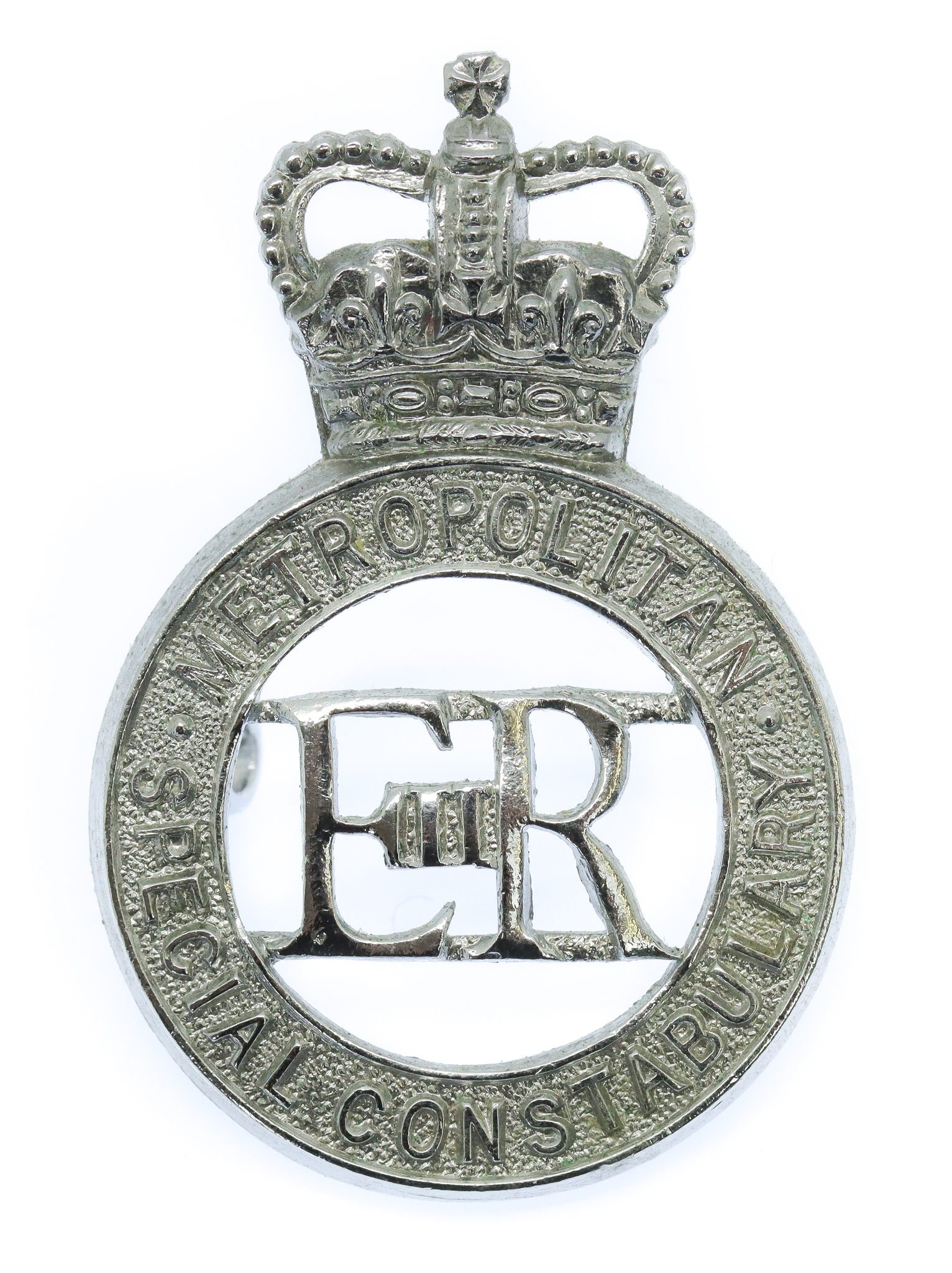Metropolitan Special Constabulary Cap Badge - Queen's Crown