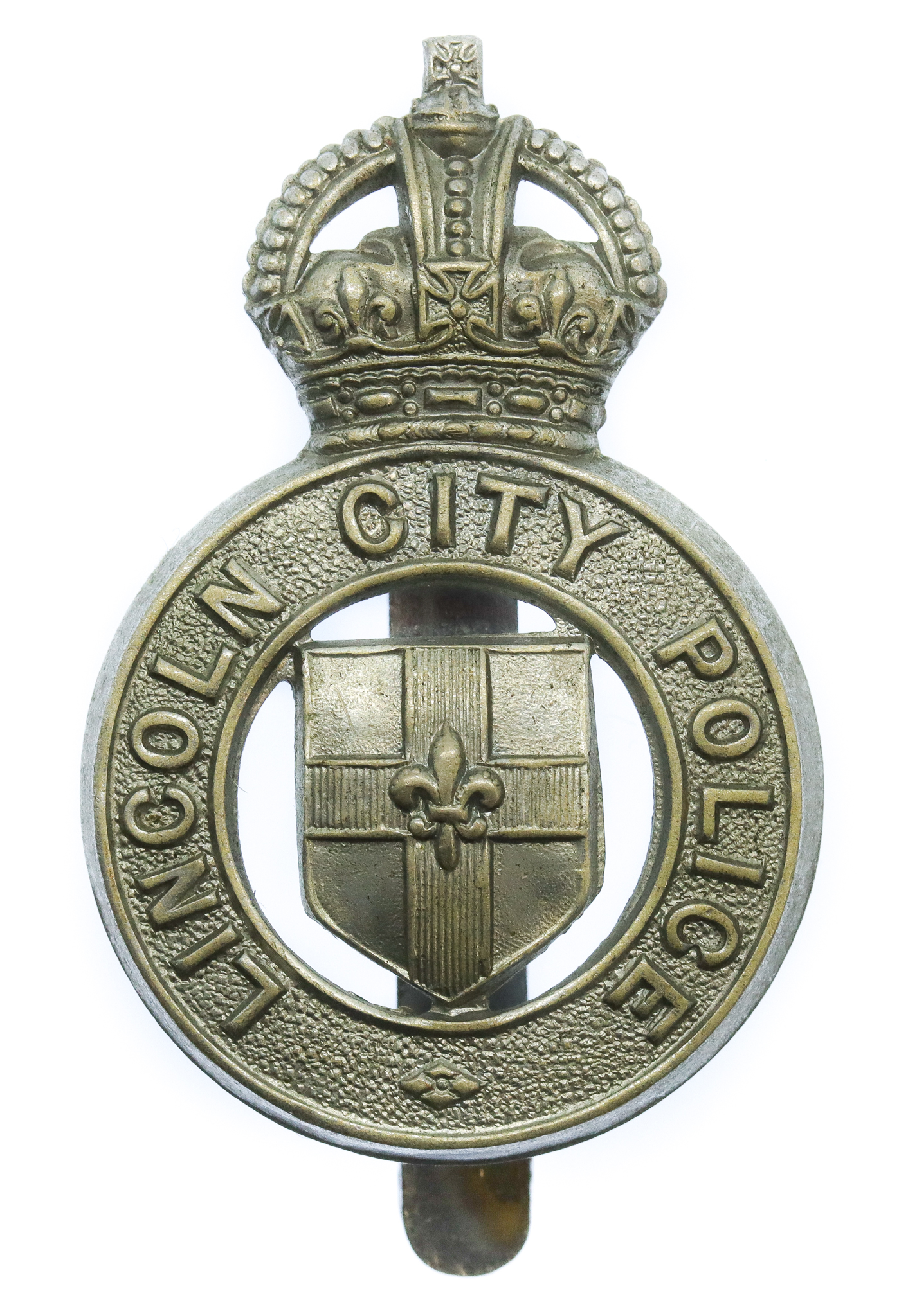 Lincoln City Police Cap Badge - King's Crown