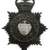 Isle of Ely Constabulary Helmet Plate - Queen's Crown