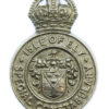 Isle of Ely Special Constabulary Cap Badge - King's Crown