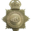 Penzance Borough Police Helmet Plate - King's Crown 