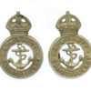 Pair of Admiralty Constabulary Collar Badges - King's Crown