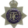 British Transport Commission (B.T.C.) Police Senior Officer's Enamelled Cap Badge - King's Crown
