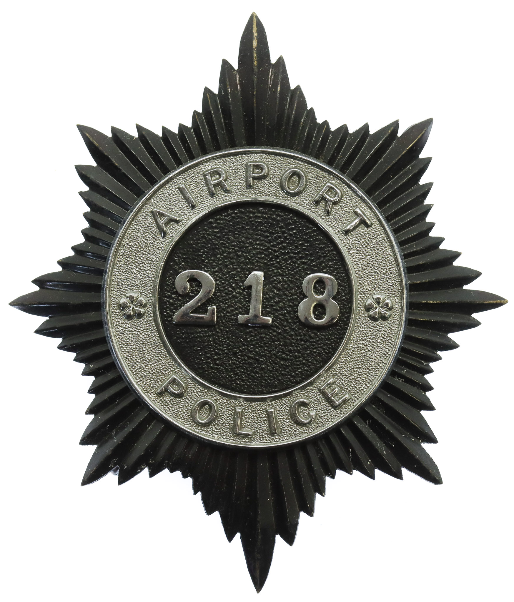 Airport Police Helmet Plate (218)