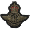 Air Ministry Constabulary Senior Officer's Bullion Cap Badge - King's Crown
