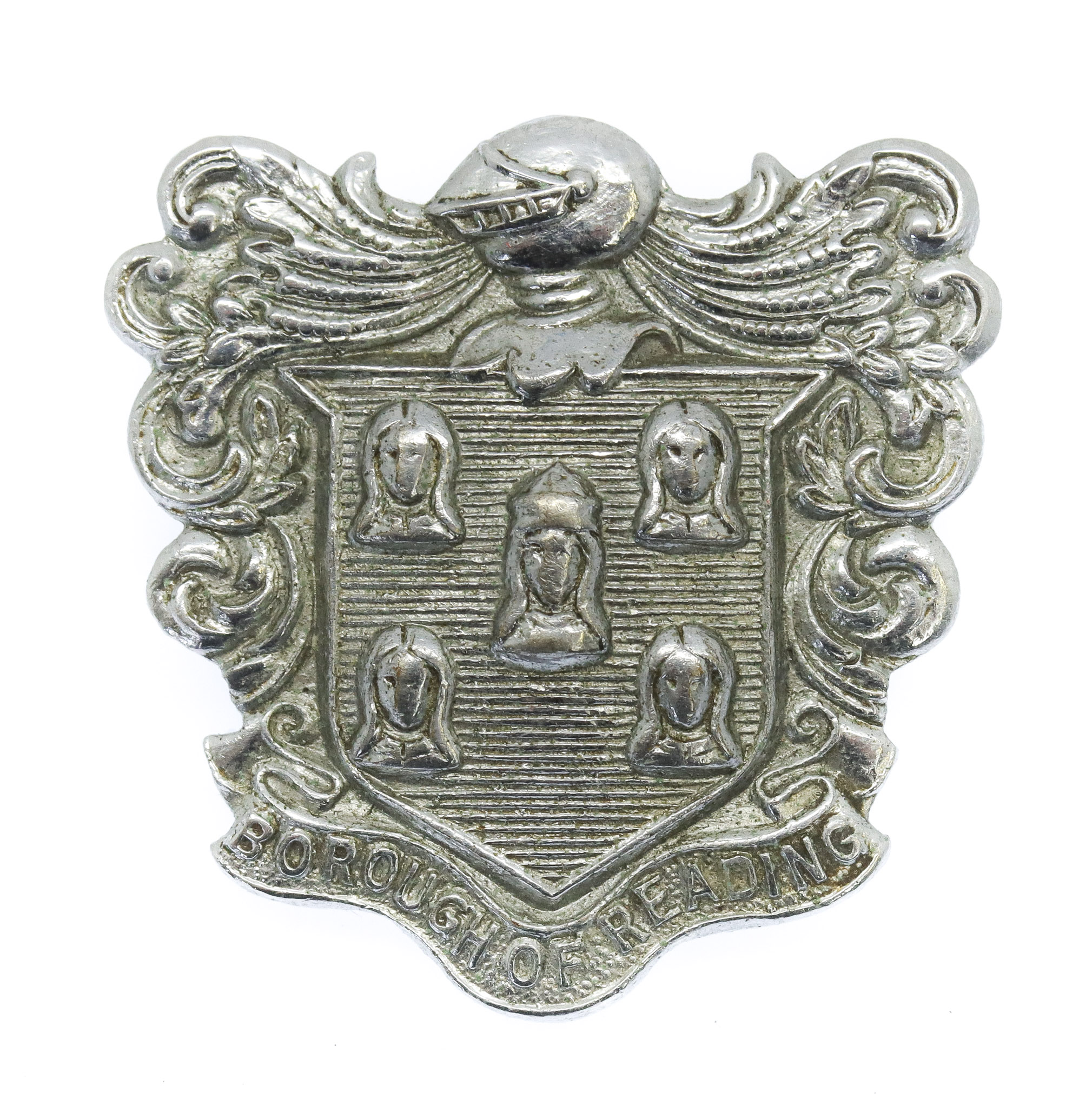 Reading Borough Police Coat of Arms Cap Badge 