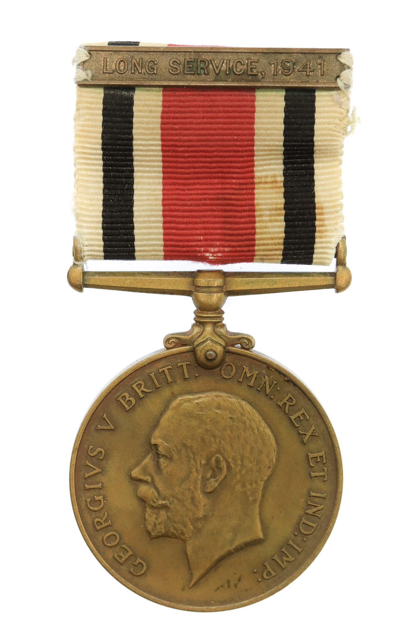 George V Special Constabulary Long Service Medal (Bar - Long Service, 1941) - Charles J. Herring