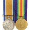 WW1 British War & Victory Medal Pair - Sgt. F. Senior, 2nd/5th Bn. King's Own Yorkshire Light Infantry - K.I.A. 27/11/17